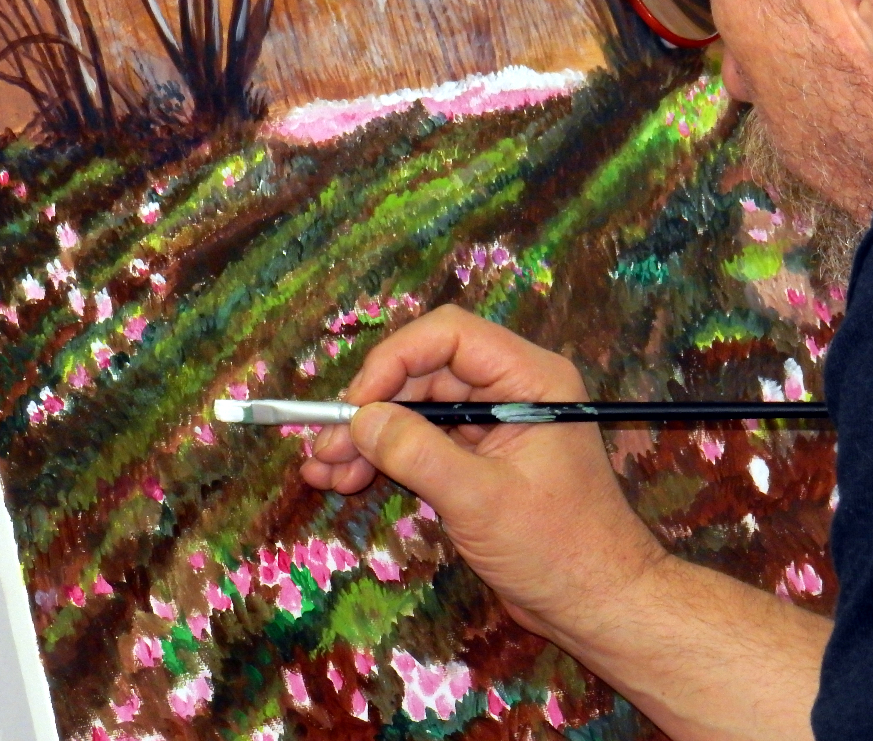 Detalj iz gospićke slikarske radionice/Snimio Marko ČULJAT                                                                                                                                                                                                